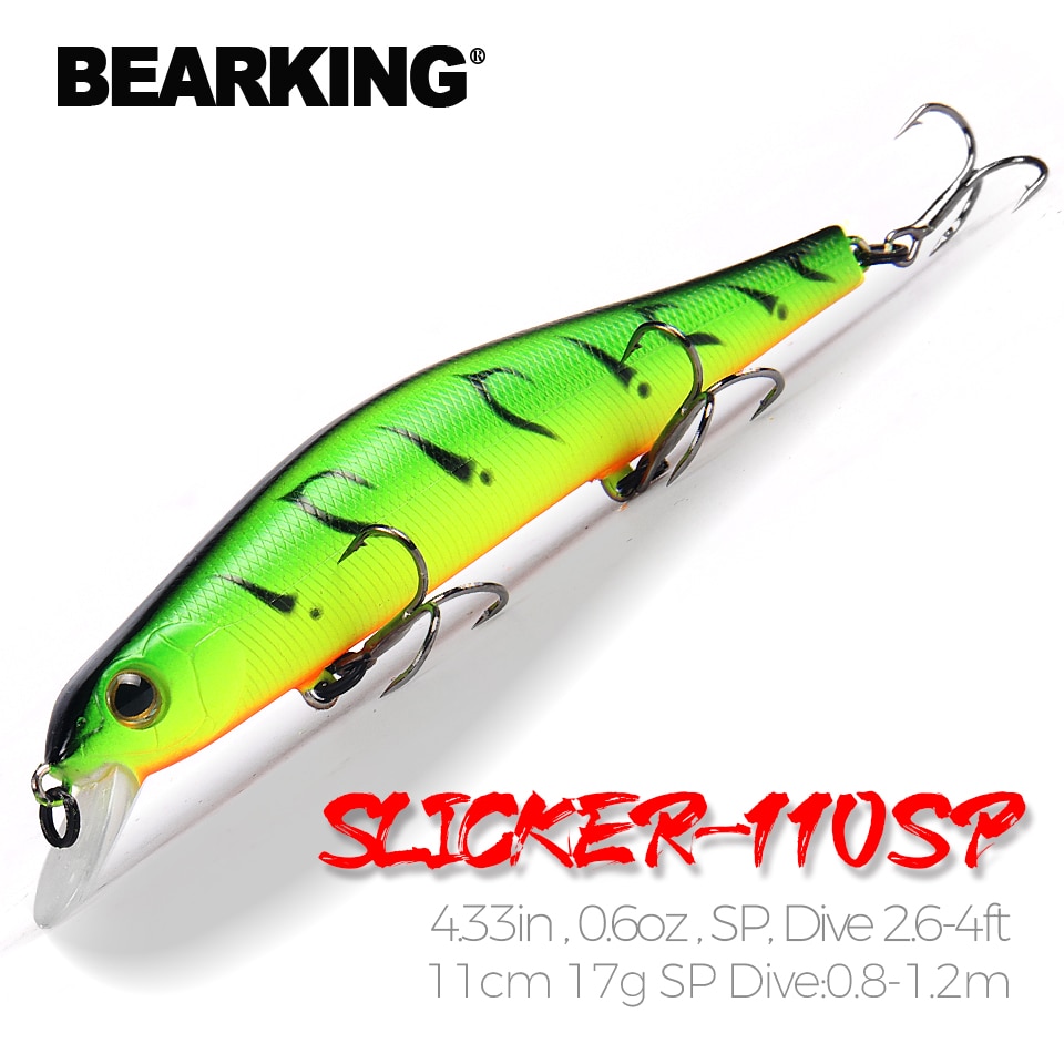 Bearking 11cm 17g magnet weight system long casting N..